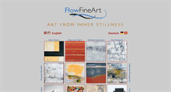 Desktop Screenshot of flowfineart.com