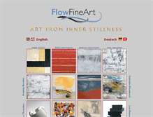 Tablet Screenshot of flowfineart.com